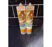 Gorilla Heavy Duty Grab Adhesive Trade Mastic /Crystal Clear Bond - 270ml X 2