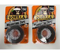 Gorilla Heavy Duty Mounting Tape Black 1.5m