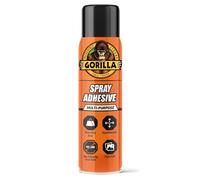 Gorilla Heavy Duty Spray Adhesive, 400ml - Fast Drying, High Strength Mist Spray