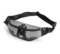 Gorilla in The Grass Fanny Pack Fanny Packs for Women Men Waist Bag Mens Fanny Pack Womens Fanny Pack Fanny Pack Men Running Fanny Pack Small Fanny Packs for Women, style, 36*15cm