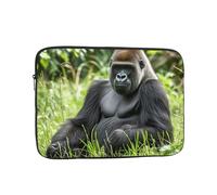Gorilla in The Grass Laptop Sleeve Bag 12 Inch Waterproof Shockproof Laptop Case Bag Lightweight Tablet Travel Cover Computer Skin Bag Tablet Carrying Case