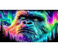 gorilla Jigsaw Puzzles 1000 Pieces Fun and Challenging Family Game Puzzle Game Great Gift Idea for The Whole for Women, Gifts for Men 70x50cm/1000pcs