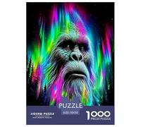 Gorilla Jigsaw Puzzles Puzzles for Adults Kids. 1000 Piece Whimsical Challenge Toy Educational Games Home Decoration for Educational Games Gifts 70x50cm/1000pcs