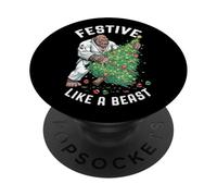 Gorilla Jiu Jitsu Ju Jutsu MMA BJJ Festive Like A Beast Ape PopSockets Adhesive PopGrip