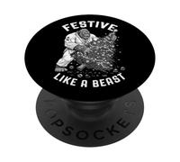 Gorilla Jiu Jitsu Ju Jutsu MMA BJJ Festive Like A Beast Ape PopSockets Adhesive PopGrip