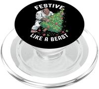 Gorilla Jiu Jitsu Ju Jutsu MMA BJJ Festive Like A Beast Ape PopSockets PopGrip for MagSafe