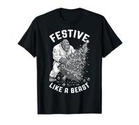 Gorilla Jiu Jitsu Ju Jutsu MMA BJJ Festive Like A Beast Ape T-Shirt