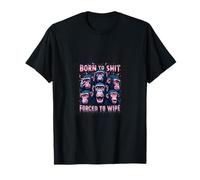 Gorilla Joke Toilet Meme Retro Animal T-Shirt