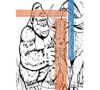 Gorilla Jungle Shenanigans: A Zentangle Coloring Adventure: 81 Playful Animal Antics and Gorilla Mischief for Relaxation and Creative Fun