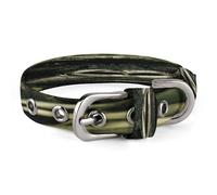 Gorilla Landscape Pet Collar Oxford Adjustable Safety Dog Collars Cute Outdoor Training Pet Collars Easy Clean Floral Print Puppy Collar for City Pet Owners