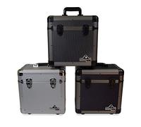 Gorilla LP80 12" LP Vinyl Record Storage Carry Case - Holds 80-3 Colours Available (Carbon)