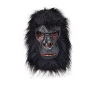 Gorilla Mask Latex with Black Hair Realistic Ape Costume Mask for Halloween