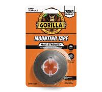 Gorilla Max Strength Mounting Tape Grey (One Size)