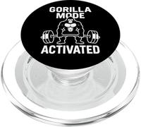 Gorilla Mode Activated Gym Lifting Graphic PopSockets PopGrip for MagSafe