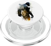Gorilla Monkey Animals Print Art Gorilla PopSockets PopGrip for MagSafe
