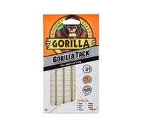 Gorilla Mounting Tack 84 Pre-Cut Squares (56G) - 3 Pack - Reusable Adhesive For Indoor & Outdoor Use
