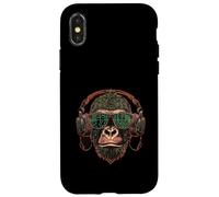 Gorilla Music DJ Beatmaker Music Headphones Techno EDM Case for iPhone X/XS