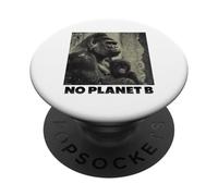 Gorilla, No Planet B, environmental protection, gorilla PopSockets Adhesive PopGrip
