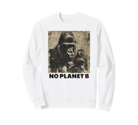 Gorilla, No Planet B, environmental protection, gorilla Sweatshirt