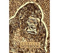 GORILLA NOTEBOOK: 120 COLLEGE RULED PAGES - 8.5" x 11"