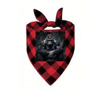 Gorilla on The Ground Dog Bandanas for Small Medium Large Dogs Cats | Soft Polyester Pet Triangle Scarf Kerchief Novelty Pet Bib for Birthday, Photo Shoots, Wedding, Parties Pet Accessories