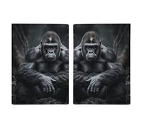 Gorilla on The Ground Printed Passport Cover Case Passport Holder For Travel Passport Cards Protector Travel Covers Wallet Case RFID Blocking Leather Card Case for Women Men, Gorilla on The Ground,