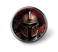 Gorilla on The Ground Round Lapel Pin Brooch Badge Cute Tie Tack Pin for Hats, Clothing, Bags Unique Fashion Accessories Gift for Men & Women, Circular, Aluminum, no gemstone