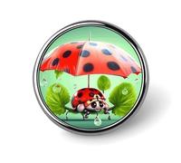 Gorilla on The Ground Round Lapel Pin Brooch Badge Cute Tie Tack Pin for Hats, Clothing, Bags Unique Fashion Accessories Gift for Men & Women, Circular, Aluminum, no gemstone