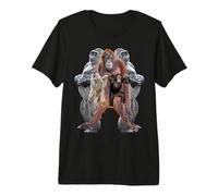Gorilla, Orangutan, Chimpanzee, and Gibbon Premium T-Shirt