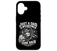 Gorilla Papa, Just A Dad Who Always Came Back With The Milk Case for iPhone 16