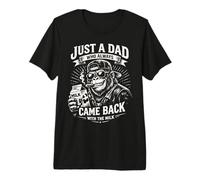 Gorilla Papa, Just A Dad Who Always Came Back with The Milk Premium T-Shirt