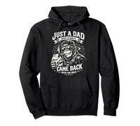Gorilla Papa, Just A Dad Who Always Came Back With The Milk Pullover Hoodie
