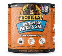 Gorilla Patch & Seal Tape - Waterproof, Black, 3m Roll for Repairs