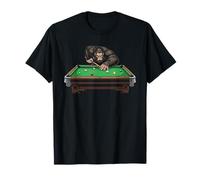 Gorilla Playing Pool Billiards Snooker Player 8 Ball T-Shirt