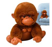 Gorilla Plush, Large Gorilla Plush Toy - 7.87 Inch Soft Surrealistic Gorilla Plush, Home Decor Huggie Monkey Plush B