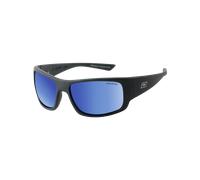 Gorilla Polarised Sunglasses in Satin Black & Blue