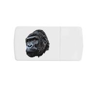 'Gorilla Portrait ' Pill Box with Tablet Splitter (PI00035276)