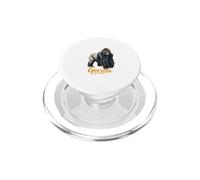 Gorilla Realistic Wildlife Illustration PopSockets PopGrip for MagSafe