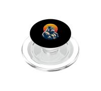 Gorilla Retro Sunset Wild Ape PopSockets PopGrip for MagSafe