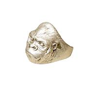 GORILLA RING - Monkey Ring • Unique • Statement Ring • Chunky Ring • Engraved • Face Ring • Unisex • King Kong • Adjustable • QD134