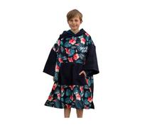 Gorilla Robes Kid's ECO Recycled Changing Robe Poncho, Flowers, Infant 60x50cm (Age 3-5 Years)