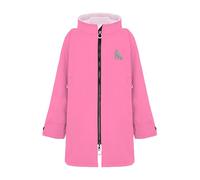 Gorilla Robes Kids ECO Waterproof Dry Changing Robe Full Zip, Pink, Junior, 85x70cm (Age 9-12)
