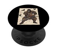 Gorilla Samurai Katana Warrior Japanese Ukiyo-e Art PopSockets Adhesive PopGrip