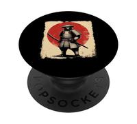 Gorilla Samurai Warrior Tradition Japanese Culture Art PopSockets Adhesive PopGrip