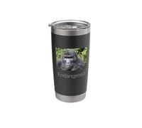 Gorilla Shirt Endangered Mountain Gorilla Stainless Steel Insulated Tumbler