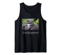 Gorilla Shirt Endangered Mountain Gorilla Tank Top