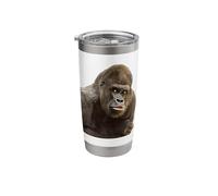 Gorilla Shirt Endangered Silverback Gorilla Stainless Steel Insulated Tumbler