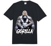 Gorilla Silverback Great Ape Primate Comfort Colors Adult Heavyweight T-Shirt