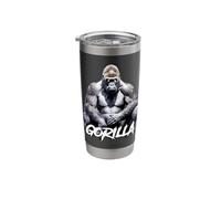 Gorilla Silverback Great Ape Primate Stainless Steel Insulated Tumbler