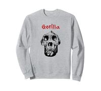 Gorilla Skull (Ape Illustration Monkey Graphic) Sweatshirt